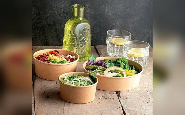 Bols à salade en carton kraft